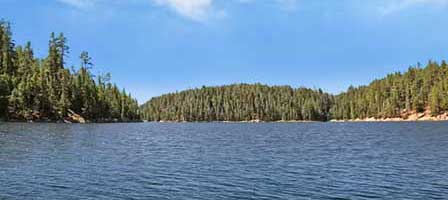 Bear Canyon Lake on the Mogollon Rim near Payson Arizona
