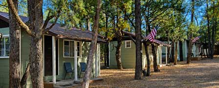 Hidden Rest Spa Cabins vacation lodging in Lakeside Arizona
