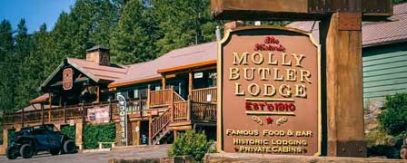 Molly Butler Lodge and vacation cabins in Greer Arizona