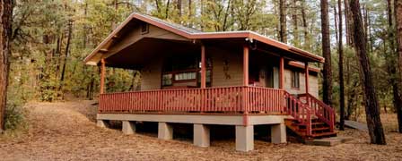 Northwoods Cabin Resort accommodations in Pinetop Arizona