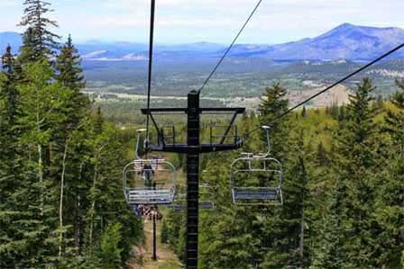 Picture of Summer Chairlift Rides at San Francisco Peaks in Flagstaff, AZ
