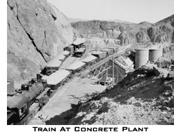 Train At Concrete Plant