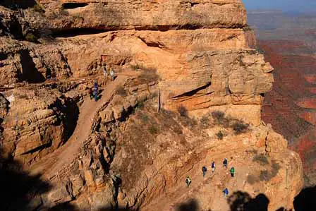 Hikers on South Kaibab Picture