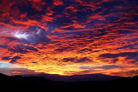 Red Sunset Over Sedona