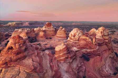 Vermillion Cliffs - Cottonwood Cove at Sunset