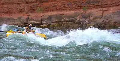 Whitewater Rapids on a Grand Canyon Rafting Trip