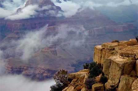 Picture of Winter Inversion at Lipan Point