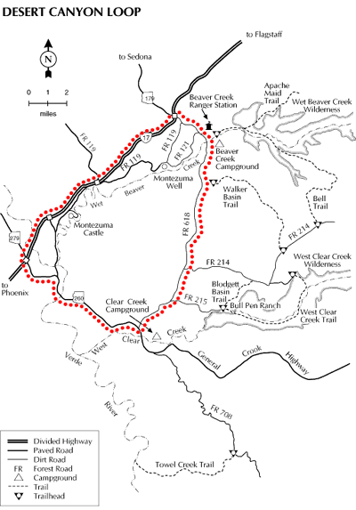 Desert Canyon Drive Map