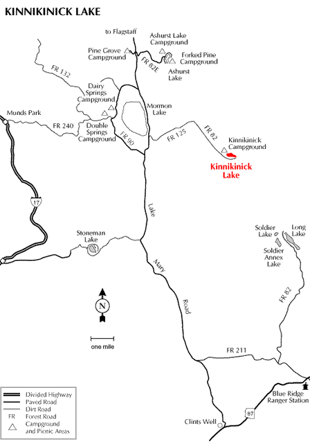 Kinnikinick Lake Map