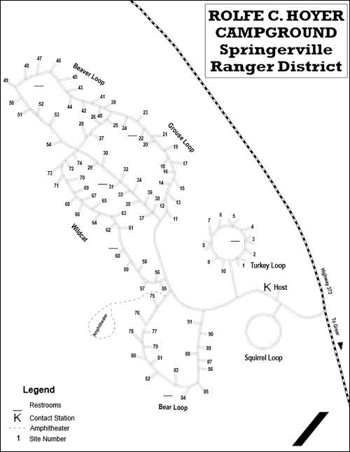Map Diagram of Campground