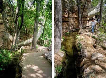 Pictures of pathway to Montezuma Well