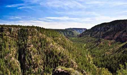 View From Oak Creek Vista Overlook Point