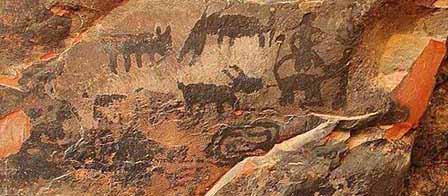 Petroglyphs at the Palatki Indian Ruins