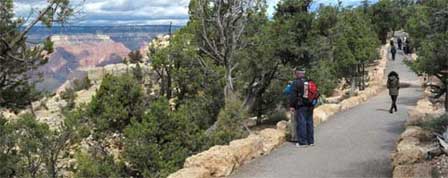 Photo of Rim Trail Next To Yavapai Point Overlook