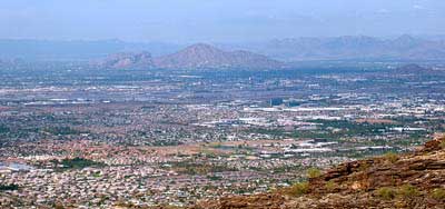 View of Camelback Mountain From Dobbin's Lookout