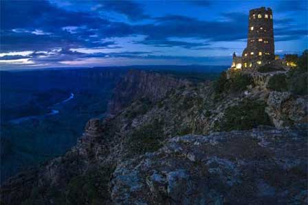 View of Grand Canyon Sunset From Watchtower